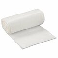 Performance Plus 38x58 .8mil White X-Heavy 60 gallon Low Density Liner perforated rolls, 10PK PL3858XHW